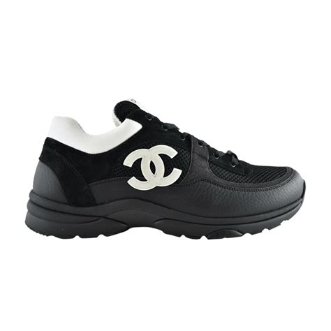 men's black chanel shoes|Chanel black sneakers women.